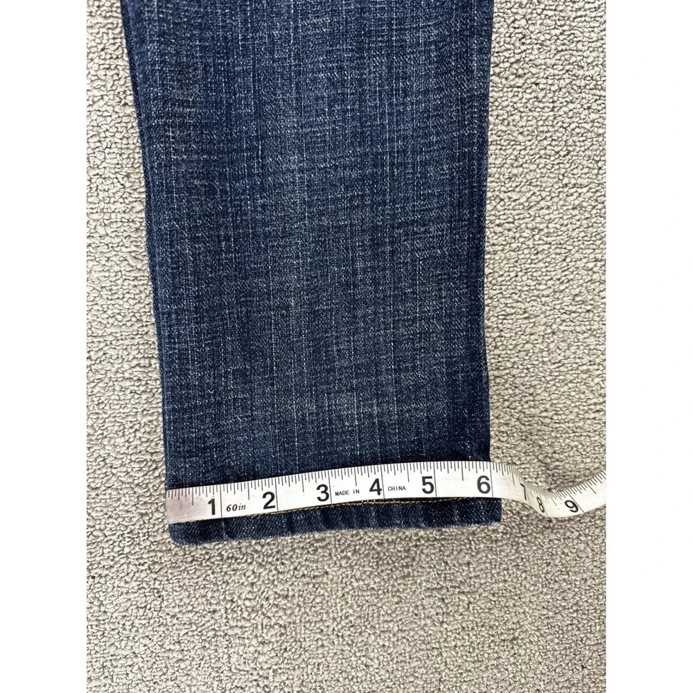 Current Elliott Jeans 30 Dark Wash Blue Stiletto‎ Skinny Low Rise Denim